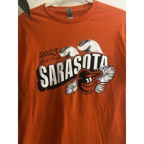 Baltimore Orioles Shirt Men's Medium 2023 Spring Training Sarasota Florida - Picture 2 of 5